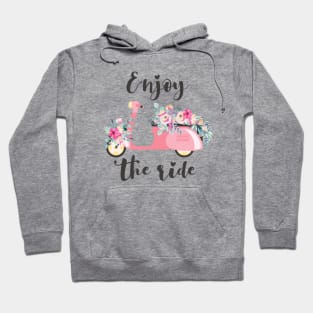 Enjoy The Ride | Pink Scooter Hoodie